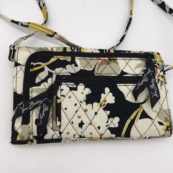 VERA BRADLEY Cassidy Dogwood Crossbody Bag Small Organizer Wallet Carry It All - Picture 3 of 13